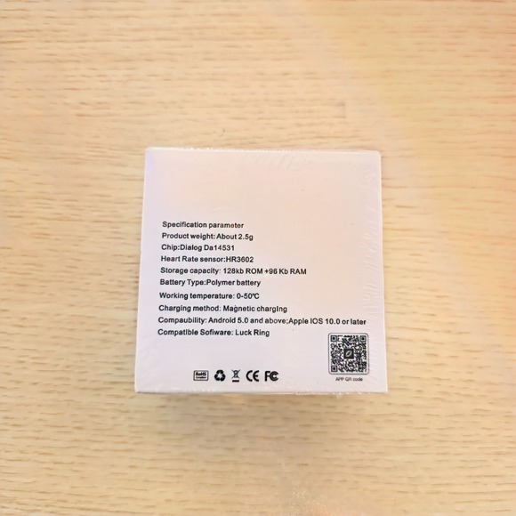 UNBRANDED Unisex Smart Ring Size 10 Gold Health Fitness Heart Rate Tracker NEW - Picture 3 of 5